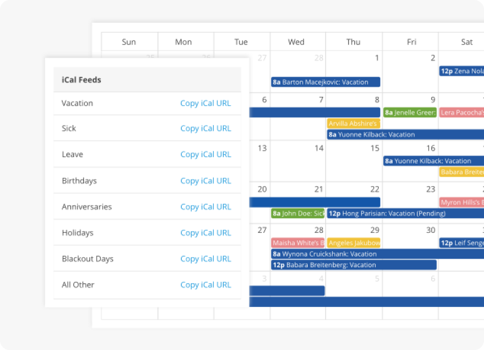 Interactive, Shareable Calendar
